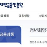 청년희망적금 서민금융진흥원